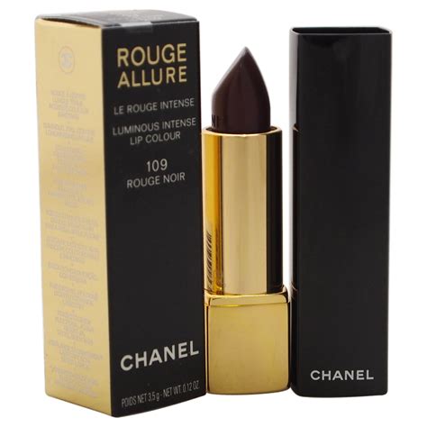 rouge noir chanel precio|chanel rouge noir 109 lipstick.